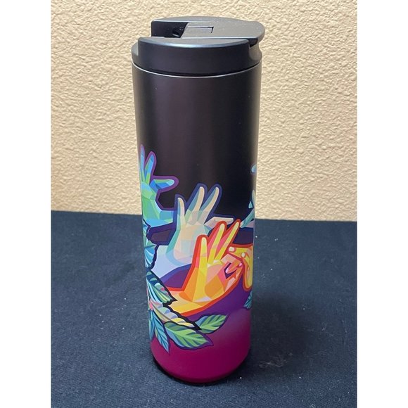 Starbucks ASL American Sign Language ASL Tumbler  16Oz NEW - Picture 2 of 9